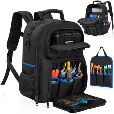 Mochila Portaherramientas Resistente con Correas de Hombro Acolchadas