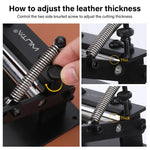 Máquina Manual de Desbaste y Adelgazamiento de Cuero