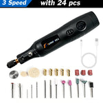 Mini Herramienta Rotativa Inalámbrica Recargable Kit de 24 Accesorios