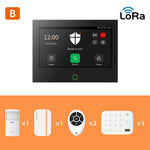 Kit de Alarma de Seguridad Inteligente WiFi 4G con Pantalla Táctil IPS de 7