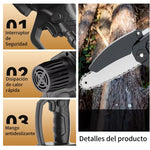 Mini Motosierra Inalámbrica con 1 Cadena 24 V de Alta Potencia