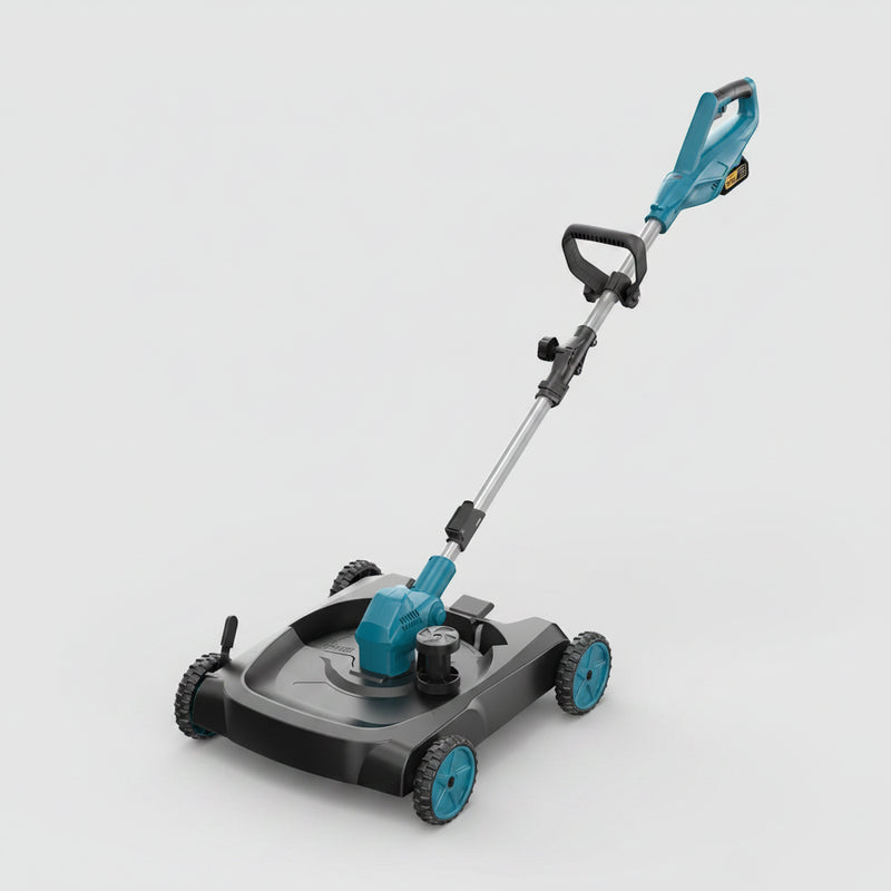 Herramienta 3 en 1 sin Escobillas: Cortacésped y Desbrozadora Plegable