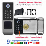 Cerradura Digital Inteligente de Sobreponer IP66 con Biometría y App TTLock