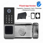 Cerradura Digital Inteligente de Sobreponer IP66 con Biometría y App TTLock