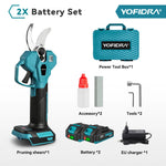 Tijeras de Poda Eléctricas 2 Velocidades Compatible con Baterías 21V