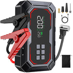 Arrancador de Batería Portátil 12V con Power Bank e Iluminación LED de Emergencia