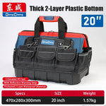 Bolsa de Herramientas para Electricista con Base de Plástico Rígido