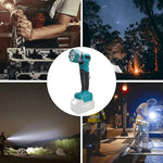 Linterna LED Inalámbrica para Batería de 18V Foco Portátil para Exteriores